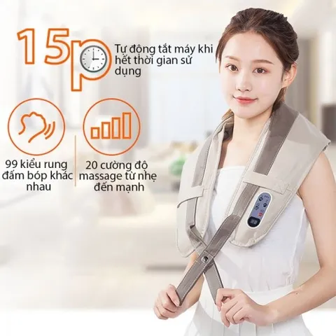 Máy Massage Cổ Vai Gáy PULI PL-902/903 Hàn Quốc - 99 Kiểu Đấm Chuyên Nghiệp, Giảm Đau Mỏi Cho Dân Văn Phòng