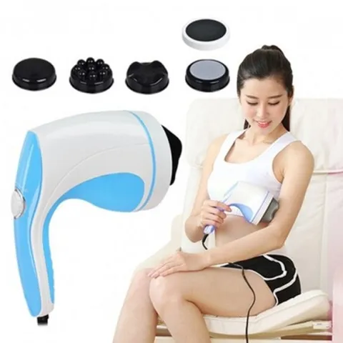 Máy Massage Bụng Cầm Tay Puli PL-603B - Công Nghệ Rung và Hồng Ngoại, Giảm Mỡ Bụng Hiệu Quả Với 4 Đầu Massage Chuyên Dụng