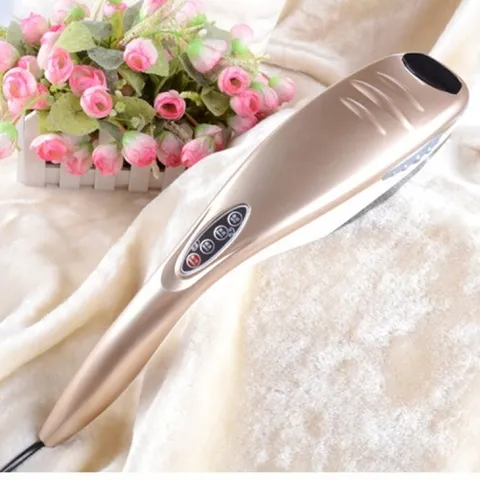 Máy Massage Cầm Tay Puli PL-610B - 5 Đầu Massage Đa Chức Năng, Công Nghệ Rung và Hồng Ngoại, Thư Giãn Cơ Bắp Hiệu Quả