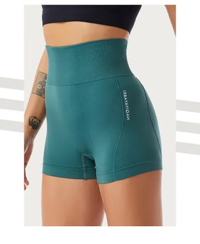 Quần Short Đùi Lưng Cao Co Giãn 4 Chiều Chất Liệu Dệt Kim Sang Trọng - Thể Dục Gym, Yoga, Thoải Mái và Thời Trang