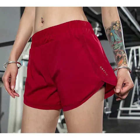 Quần Đùi Nữ 2 Lớp Màu Đỏ Size S - Thoáng Khí, Chất Liệu Siêu Nhẹ, Phù Hợp Thể Thao và Đi Chơi, Dành Cho Cô Nàng Năng Động