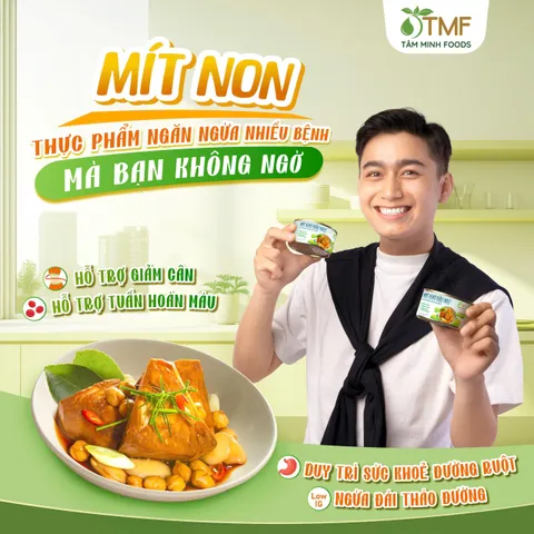 Mít Kho Đậu Ngự Ăn Liền Tâm Minh Foods - Bữa Ăn Dinh Dưỡng Tiện Lợi, Không Chất Bảo Quản, 140g