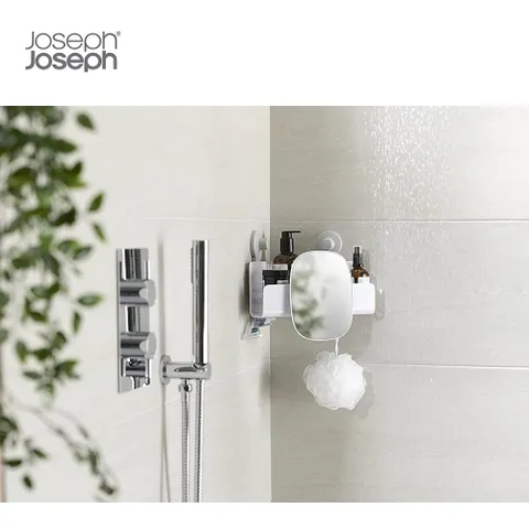 Kệ Để Đồ Nhà Tắm Gắn Góc Tường Joseph Joseph 70549 EasyStore - Thiết Kế Hiện Đại, Chịu Tải Trọng 3.0kg, Gọn Gàng và Tiện Lợi