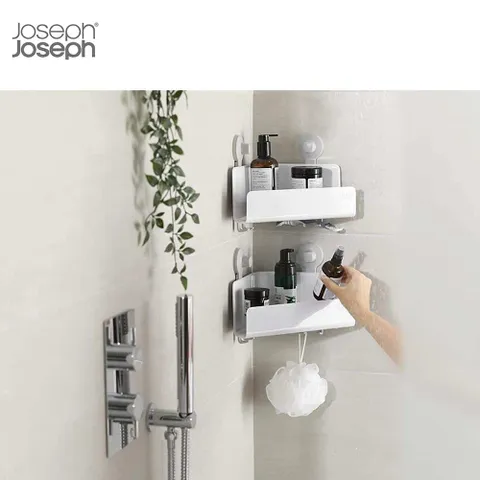 Bộ 2 Kệ Để Đồ Nhà Tắm Gắn Góc Tường Joseph Joseph 70550 EasyStore