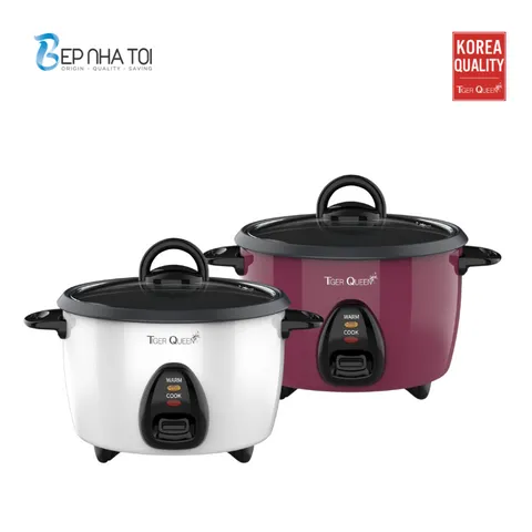 Nồi Cơm Điện Tiger Queen JDR-1000 (1.0L) - Nắp Rời Dễ Dàng Vệ Sinh, Thiết Kế Thông Minh, Phù Hợp Gia Đình Nhỏ