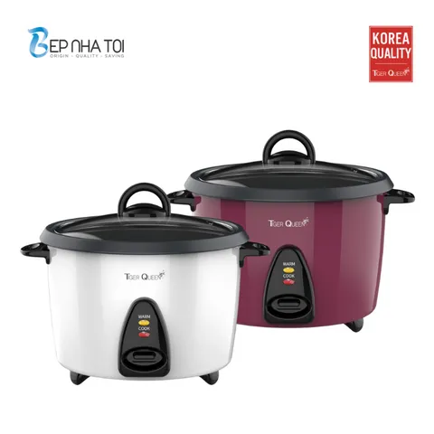 Nồi cơm điện Tiger Queen JDR-1800 (1.8L) - Nắp rời dễ vệ sinh, thiết kế thông minh cho gia đình 4-6 người, bảo hành 12 tháng