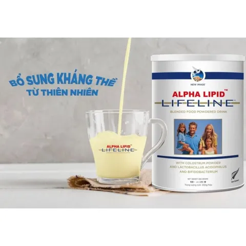 Sữa non Alpha Lipid Lifeline - Hỗ trợ tăng cường sức khỏe, cải thiện miễn dịch và tiêu hóa cho mọi lứa tuổi