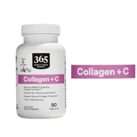 Viên Uống Collagen +C 2500mg 90 Tablets – 365 Whole Foods Market