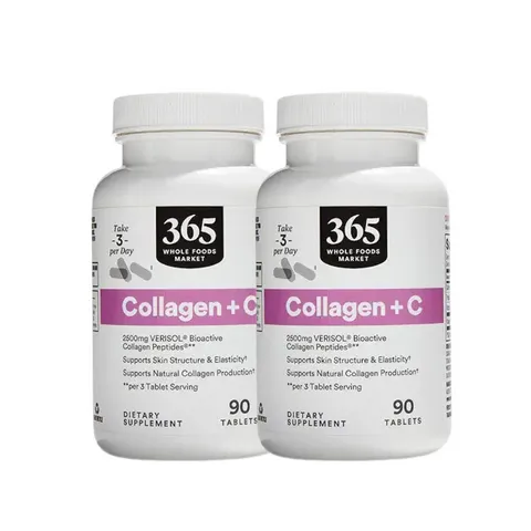 Viên Uống Collagen +C 2500mg 90 Tablets – 365 Whole Foods Market