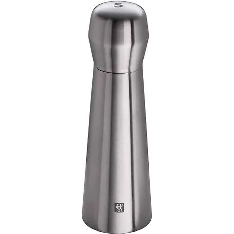 Lọ Xay Muối Zwilling Spices 39500-018 - Thép không gỉ, Cơ chế Crush-Grind® - Dụng cụ nhà bếp chất lượng từ Đức