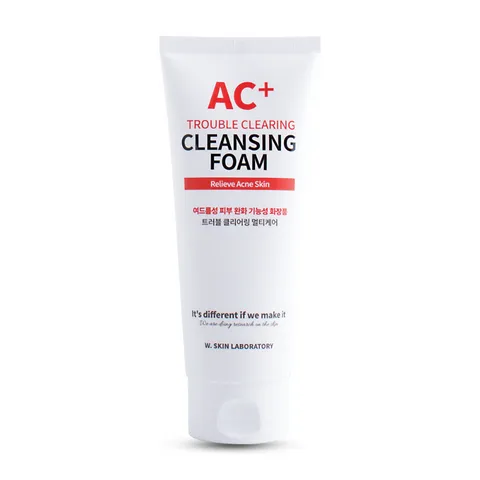 Sữa Rửa Mặt AC+ Trouble Clearing Cleansing Foam 150ml - Dành Cho Da Dầu Mụn, Làm Sạch Sâu, Giữ Ẩm, Hàn Quốc