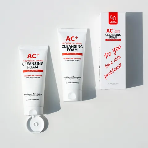 Sữa Rửa Mặt AC+ Trouble Clearing Cleansing Foam 150ml - Dành Cho Da Dầu Mụn, Làm Sạch Sâu, Giữ Ẩm, Hàn Quốc