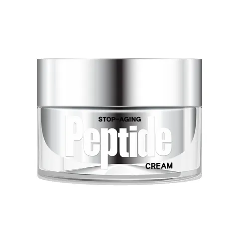 Kem Dưỡng Ẩm Peptide W.Skin Laboratory Stop-Aging 50g - Giảm Nếp Nhăn, Tăng Đàn Hồi Da, Nhập Khẩu Hàn Quốc