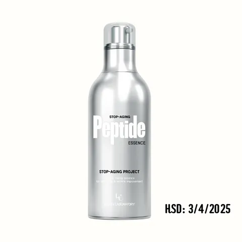Tinh Chất Sủi Bọt Stop-Aging Peptide Essence 100ml - Serum Tăng Độ Đàn Hồi, Cải Thiện Nếp Nhăn, Xuất Xứ Hàn Quốc