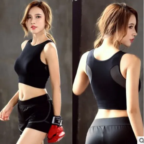 Áo Bara Thể Thao Nữ Lưới Vai Có Đệm Ngực - Thích Hợp Tập Gym, Yoga, Fitness - Áo Tập Hỗ Trợ Thể Thao Năng Động