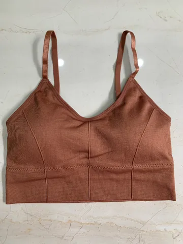 Áo Lót Thể Thao Nữ Freesize - Chất Liệu Thoáng Mát Vintage, Có Mút Đệm Ngực Dành Cho Tập Gym, Yoga Và Thể Thao