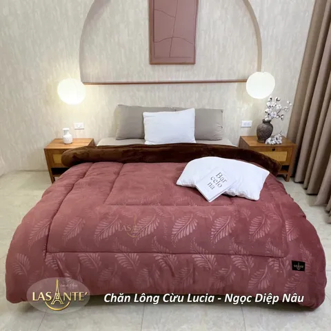 Chăn Lông Cừu Lucia Ngọc Diệp - Chăn Lông Cừu Chính Hãng Lasante