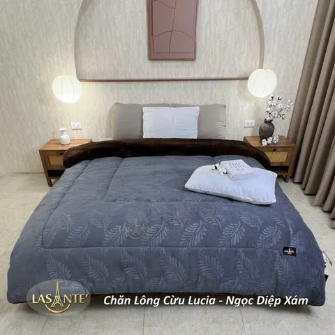 Chăn Lông Cừu Lucia Ngọc Diệp - Chăn Lông Cừu Chính Hãng Lasante
