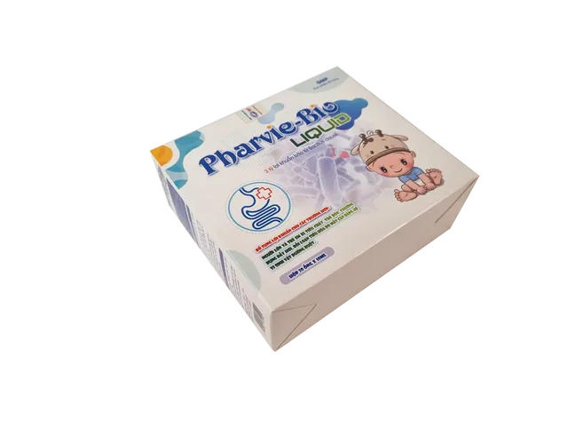 Lợi Khuẩn, Men Tiêu Hoá Pharvie-Bio Liquid Hỗ Trợ Tiêu Hóa Đường Ruột (Hộp/20 ống)