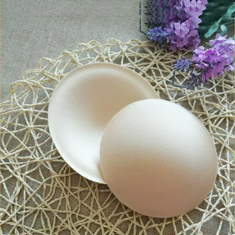Set 2 Miếng Mút Đệm Độn Ngực Mềm Mại Cho Áo Bra, Yoga, Đầm Bơi - Nâng Ngực Quyến Rũ Màu Da và Đen