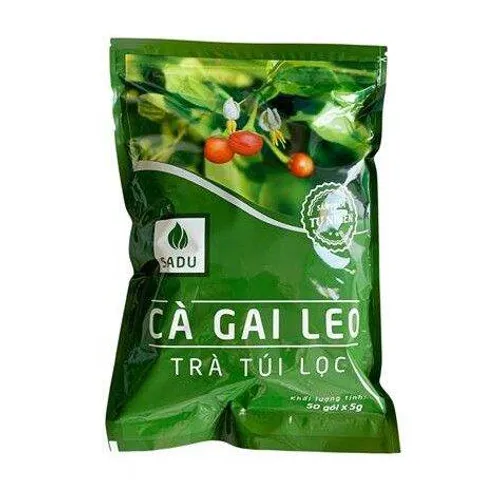 Trà  túi lọc Cà gai leo Sadu 250g giúp thải độc gan, thanh lọc cơ thể