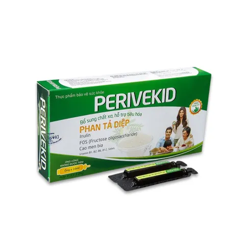 Ống Uống PERIVEKID Bổ Sung Chất Xơ Và Phan Tả Diệp, Hỗ Trợ Tiêu Hóa, Giảm Táo Bón (Hộp 20 ống)