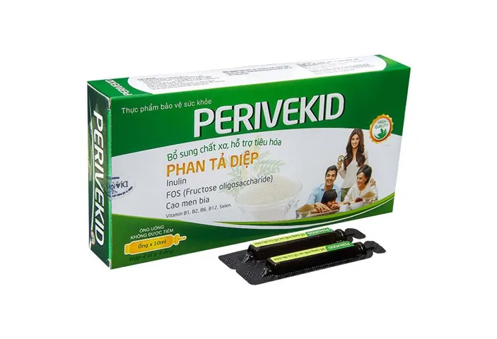 Ống Uống PERIVEKID Bổ Sung Chất Xơ Và Phan Tả Diệp, Hỗ Trợ Tiêu Hóa, Giảm Táo Bón (Hộp 20 ống)