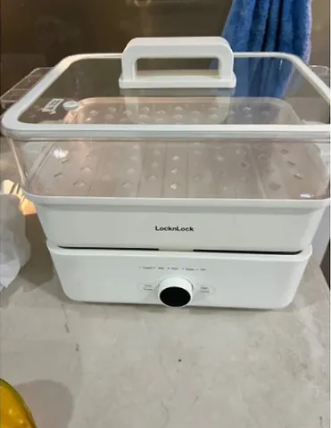 Nồi Lẩu Hấp Đa Năng Bianco Electric Multicooker LocknLock EJP154IVY - 5in1 - 4,5L  - Bảo Hành 2 Năm
