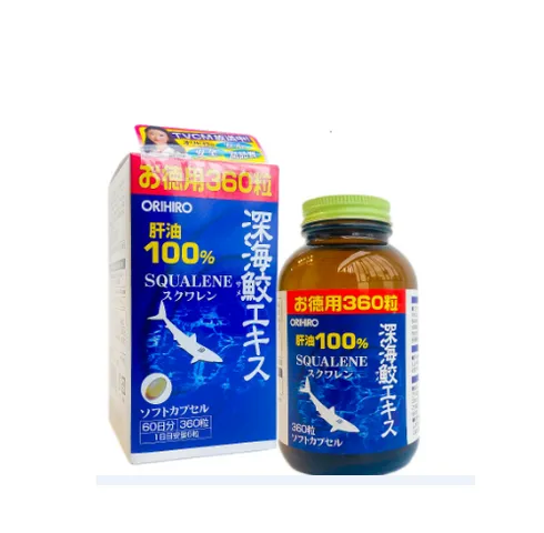 Viên uống dầu cá Orihiro Shark 360 viên - Bổ sung Omega-3 cho tim mạch, mắt, xương khớp, hỗ trợ sức khỏe từ Nhật Bản