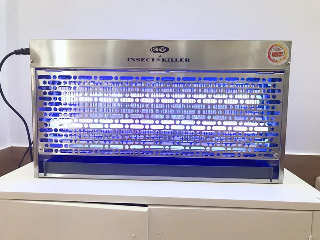 Đèn Bắt Muỗi KTP-40S - Đèn Diệt Côn Trùng Inox 304, Công Suất 40W, Phạm Vi 120m², Bảo Hành 36 Tháng