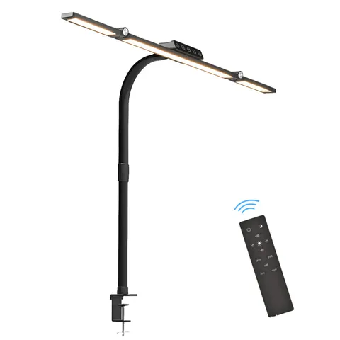 Đèn Bàn LED Chống Cận Đa Chức Năng Điều Khiển Từ Xa - Bảo Vệ Mắt, 5 Mức Ánh Sáng Cho Học Tập và Làm Việc Tốt Nhất