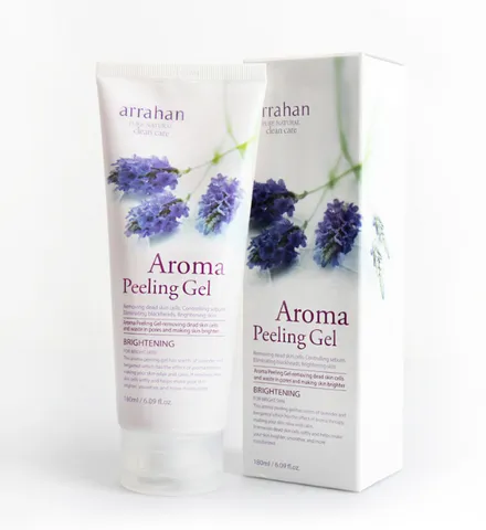 Gel Tẩy Tế Bào Chết Arrahan Hương Oải Hương 180ml - Tẩy Da Chết, Làm Sáng Da, Nguyên Liệu Tự Nhiên, Dưỡng Ẩm, Chăm Sóc Da Mặt