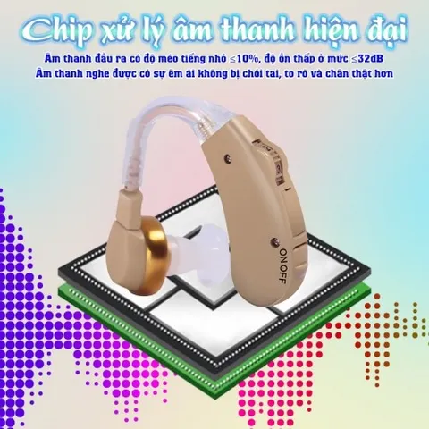 Máy trợ thính không dây Axon V-189 - Kèm hộp đựng máy và phụ kiện