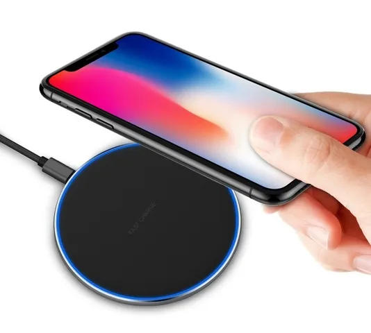 Bộ Sạc Nhanh Không Dây 15W Hợp Kim Nhôm - Tương Thích Apple, Huawei, Samsung - Thiết Kế Sang Trọng, Sạc Nhanh An Toàn