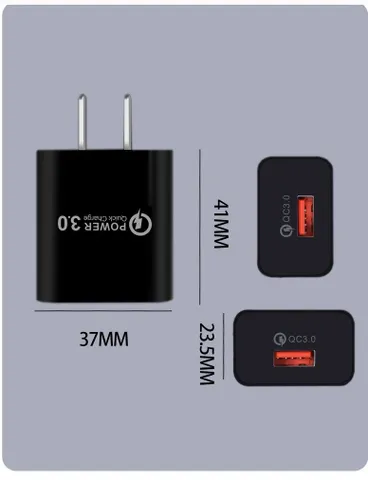 Củ Sạc Nhanh 20W USB QC3.0 cho Điện Thoại và Máy Tính Bảng - Thiết Kế Nhỏ Gọn, Sạc Nhanh và Hiệu Quả