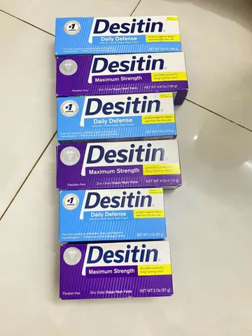 Kem Ngừa Hăm Desitin Xanh/Tím Mỹ - 113g & 136g, Chống Hăm da cho Bé, Dưỡng Ẩm & Làm Mềm Da