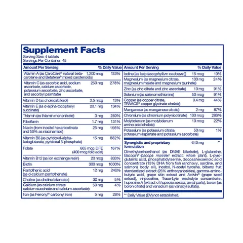 Viên uống bổ não Focus Factor 180 viên - Tăng cường trí nhớ, giảm căng thẳng, hỗ trợ chức năng não, hàng nhập Mỹ