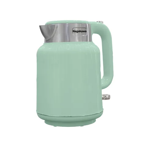 Ấm Siêu Tốc Nagakawa NKT2666 - Dung Tích 1.7L, Thiết Kế Sang Trọng Inox 304, Tiết Kiệm Thời Gian Đun Nước Nóng Nhanh Chóng