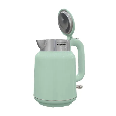 Ấm Siêu Tốc Nagakawa NKT2666 - Dung Tích 1.7L, Thiết Kế Sang Trọng Inox 304, Tiết Kiệm Thời Gian Đun Nước Nóng Nhanh Chóng