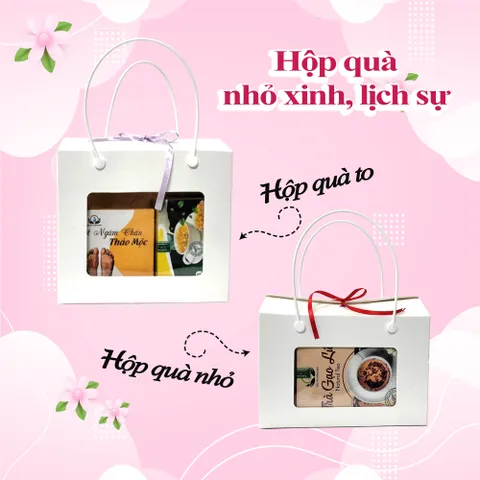 Set Quà Trà Thảo Mộc Sức Khỏe - Hộp Quà Biếu Tặng 8/3, 20/10, 20/11, 14/2 - 30 Túi Lọc Thiên Nhiên, Hỗ Trợ Làm Đẹp Da