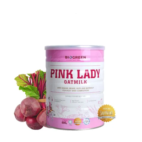 Sữa Yến Mạch Hữu Cơ Pink Lady Oatmilk - Thức Uống Tăng Cường Sắc Đẹp và Sức Khỏe, Giàu Protein và Chất Chống Oxy Hóa