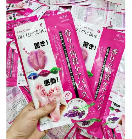 Bộ Ủ Tẩy Tế Bào Chết Da Chân To Plan Lavender Foot Care Pack - Chăm Sóc Chân Từ Nhật Bản, Mềm Mại và Nguyên Liệu Tự Nhiên.