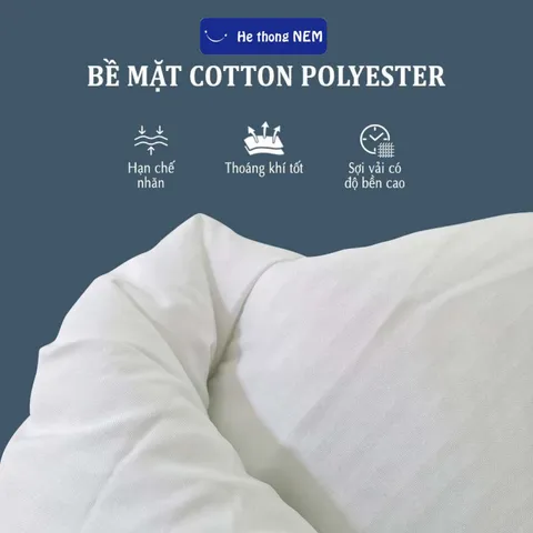 Topper nệm mỏng gấp gọn 5cm Hệ Thống Nệm cao cấp tấm topper gòn bông 5cm trải sàn văn phòng trải giường 1 người kí túc xá