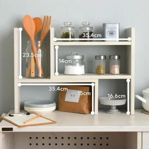Kệ Bếp Luffly Japan 4040SR - Gỗ Tự Nhiên, Thiết Kế Hiện Đại Nhật Bản, Đồ Nội Thất Phòng Bếp Thông Minh