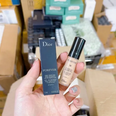 Kem Nền Dior Forever 24h - Che Phủ Tốt, Dưỡng Ẩm, 1N Neutral - Mini 5ml, Kem Nền Cao Cấp Làm Rạng Rỡ Da, SPF 20 PA+++