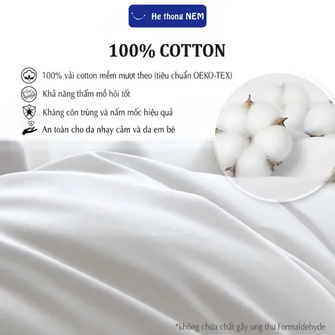 Ruột gối lông vũ nhân tạo Hệ Thống Nệm cao cấp Ruột gối nằm ngủ lông vũ 50x70 40x60 chuẩn khách sạn 5 sao siêu êm ái
