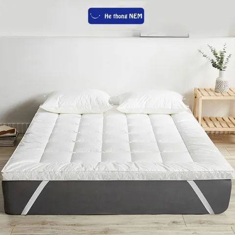 Nệm topper dày 9cm Hệ Thống Nệm cao cấp chính hãng tấm nệm topper dày trải giường sàn êm ái xuất nhật làm mềm nệm