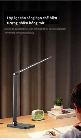Đèn Bàn LED MT-856 Cảm Ứng Thông Minh 5 Chế Độ Sáng, Đèn Học Chống Cận Bảo Vệ Mắt, Thiết Kế Gọn Nhẹ Tiện Lợi