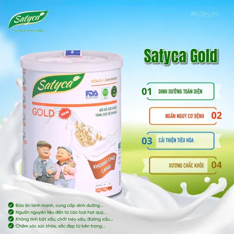 Sữa hạt Satyca Gold – Tốt cho tim mạch, tiểu đường, mỡ máu.