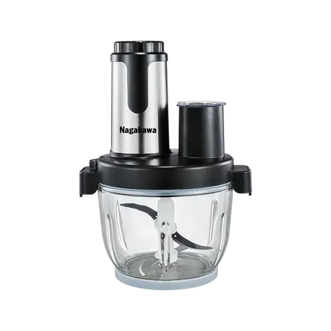 Máy Xay Thịt Đa Năng Nagakawa NAG0822 - 6 Chức Năng, Cối Thủy Tinh 2L, Động Cơ Mạnh Mẽ, Bảo Hành 12 Tháng, Tiện Dụng Trong Bếp